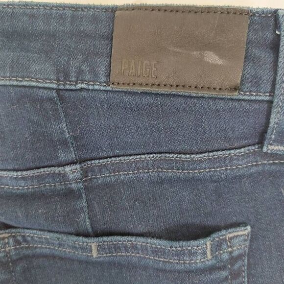 Paige Claudine Crop Jean Carden Dark Wash size 26 - Picture 12 of 14